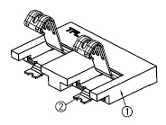 2pin彈片連接器 200050-2